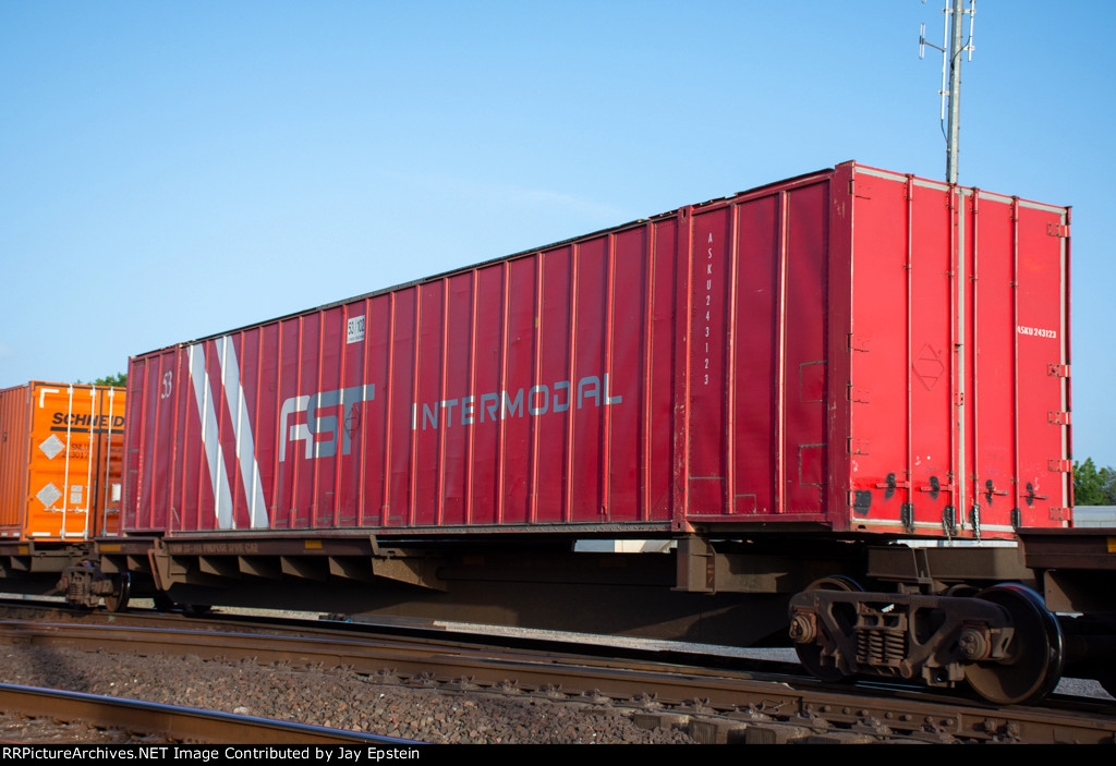Interesting Container on a Westbound